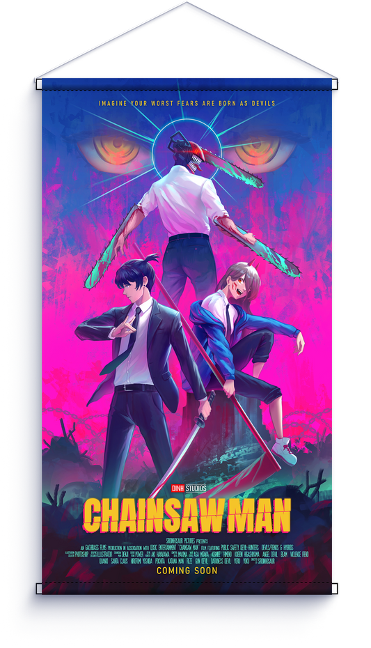 Chainsaw Man Wall Scroll